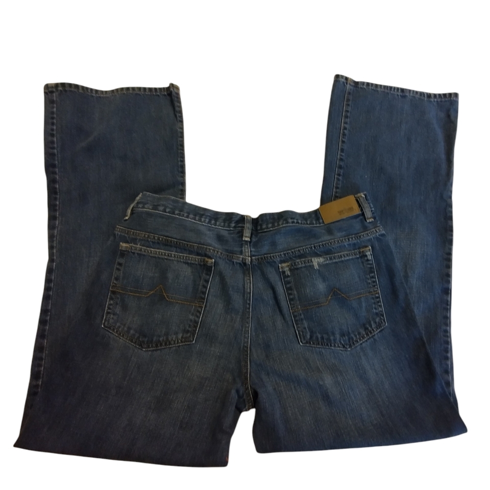 EUC Urban Pipeline Men's Dark Blue Bootcut Jeans 36 X 34 - Picture 2 of 4